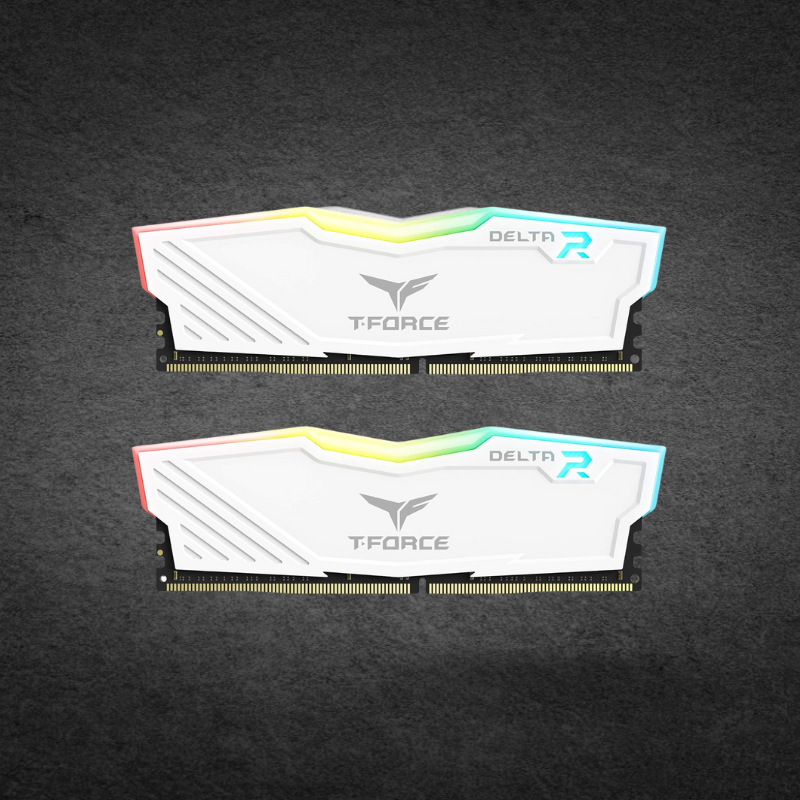 TeamGroup T-Force Delta RGB 32GB (32GBx1) DDR5 5600MHz (White)