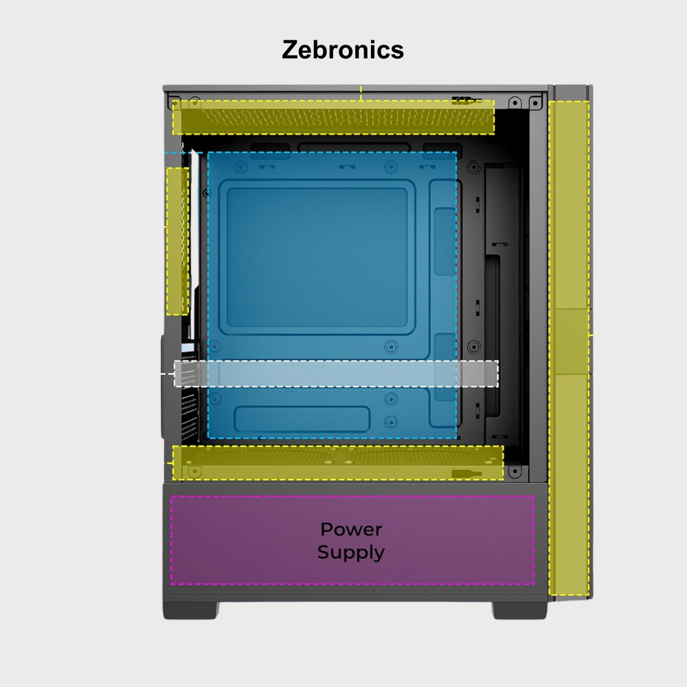 ZEBRONICS New Launch Leon PRO Premium Gaming CabinetCase2